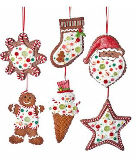 KURT S. ADLER — Ornament Gingerbread clay