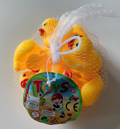 Set of rubber ducks