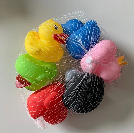 Set of rubber ducks