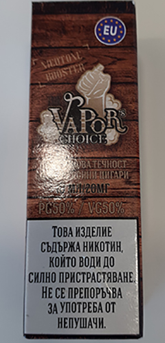 Vapor`s choice — Nicotine booster