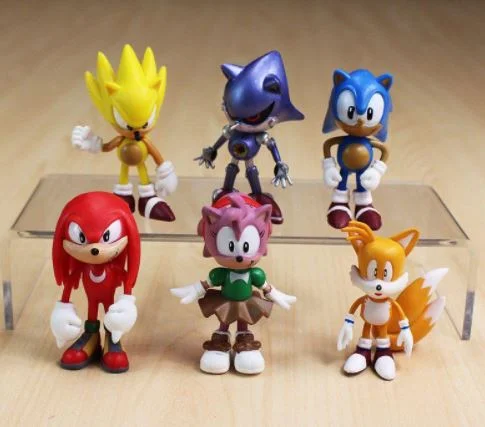Sonic 6piece/set Doll Anime Figure Toys