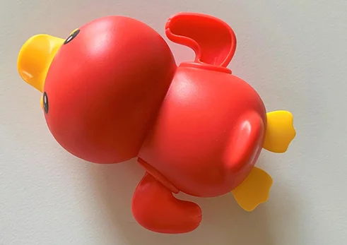 Plastic toy duck