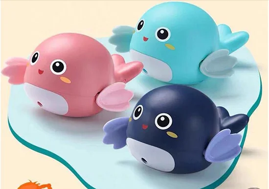 Baby Bath Toys Cute Cartoon Tortoise Whale Animal