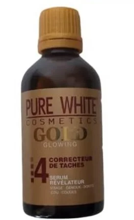 Pure White — Gold Glowing - Correcteur de tâches - Sérum révélateur