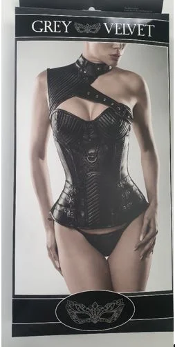 Grey Velvet — Corsage, Schulterteil, Tanga