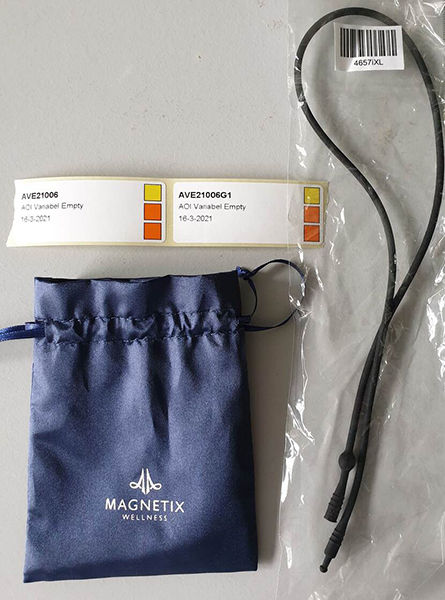Magnetix — Magnetix Magnetic necklace with negative ions of skinfriendly silicons