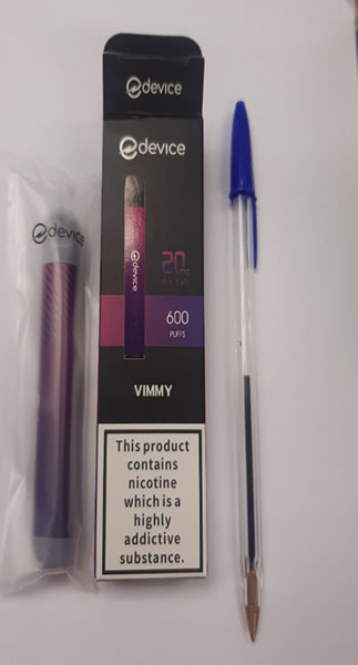 device — Nic Salts 600 puffs