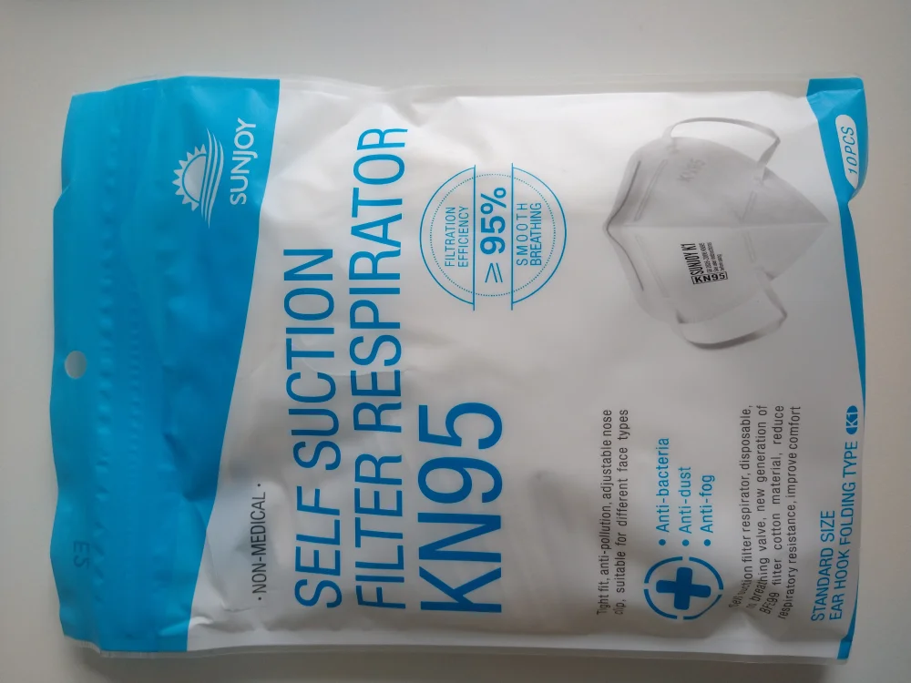 Sunjoy — Self-suction filter KN95 Respiratory Protective Face Mask
