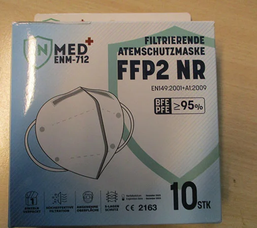 EN MED+ — Filtrierende atemschutzmaske FFP2 NR