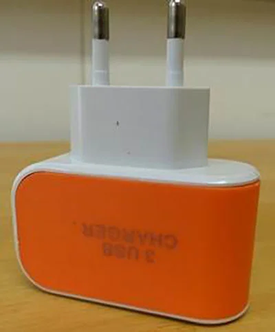 US/EU Universal Wall Charger 3USB Ports Outlet 3.1A Fast Charge AC Power Adapter With LED Light Plug