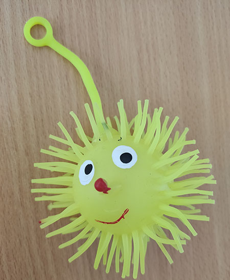 Shining hedgehog ball