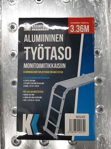 Karmfors — Alumiininen työtaso monitoimitikkaisiin