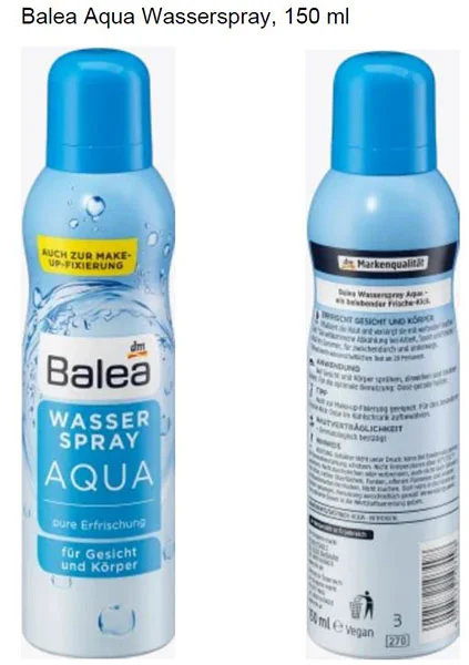 dm Balea — Aqua Wasserspray