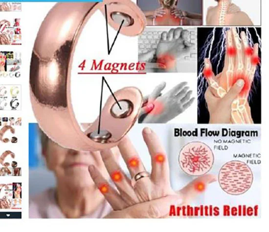 pièce thérapie magnétique poignet main pouce soutien anneaux ouverts soulagement de la douleur