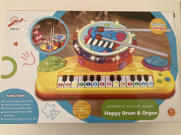 Nanguo Baby Toys — PEDAGOGISKA PIANO MED TRUMMA TILL BARN
