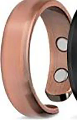 1PC thérapie magnétique anneau minceur en acier au titane pour les soins de santé / de perte de poid