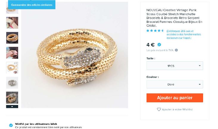 Creative Vintage Punk Strass Courbé Stretch Manchette Bracelets & Bracelets Rétro Serpent bracelet f