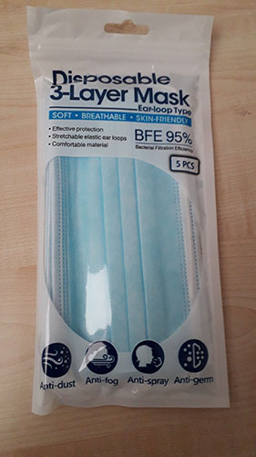 Disposable 3-Layer Mask