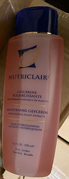 NUTRICLAIR — Glycérine éclaircissante aux extraits naturels de plantes - sans hydroquinone