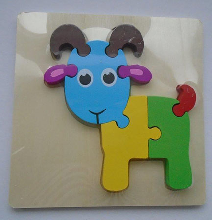 Wooden puzzle - Goat