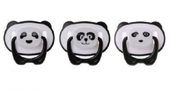 Sucette panda nouveau-né silicone sucette orthodontique nourisson