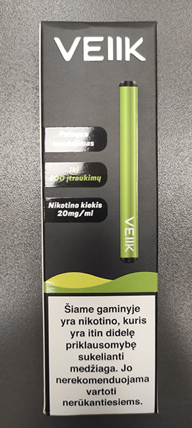 VEIIK — E-cigarette „VEIIK Lemon Citron“, 1,5 ml, 20 mg/ml