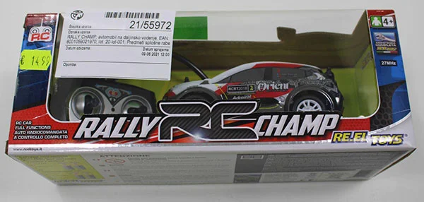 RALLY CHAMP — RALLY RC CHAMP