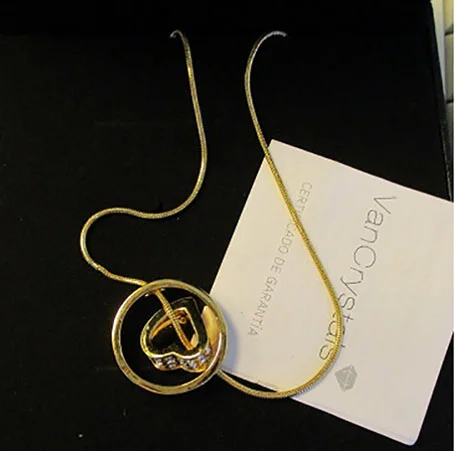 Vancrystals — Arais Rosado necklace with Swarovski crystals