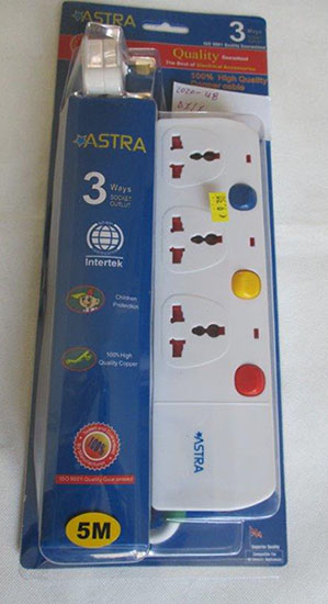 ASTRA — 3 WAYS SOCKET OUTLET