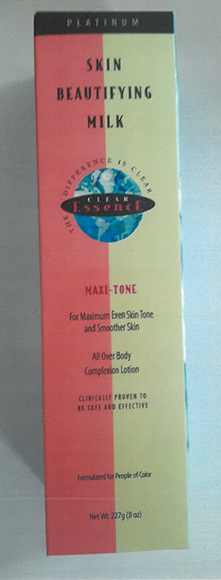 Clear Essence — Platinum Skin Beautifying Milk Maxi-Tone