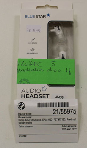 BLUE STAR — BLUE STAR AUDIO HEADSET JM36