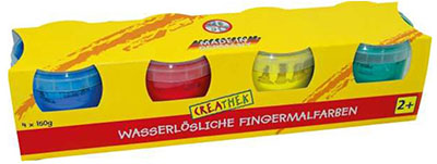 CREATHEK — Wasserlösliche Fingermalfarben