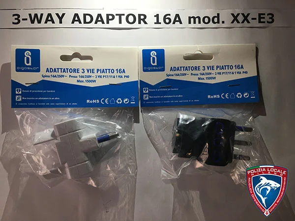 AIGOSTAR — 3 WAY ADAPTOR 16A