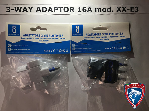 AIGOSTAR — 3 WAY ADAPTOR 16A