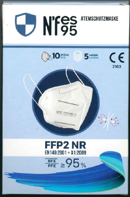 nefes MASKE — N'fes 95 ATEMSCHUTZMASKE