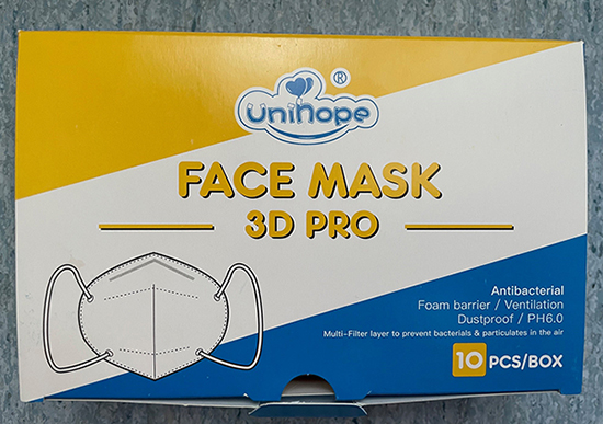 Unihope — Unihope KN95 Maske – Face Mask 3D Pro