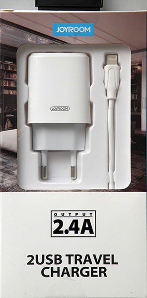 JOYROOM — 2 USB TRAVEL CHARGER