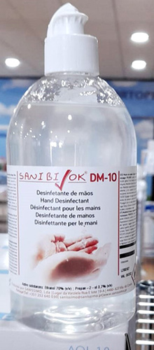 SANIBIOK — Desinfetante de mãos (Hand disinfectant)