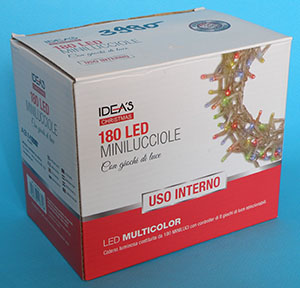 IDEA — IDEA’S CHRISTMAS 180 LED  MINILUCCIOLE