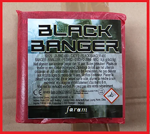Faram Fireworks — Black Banger