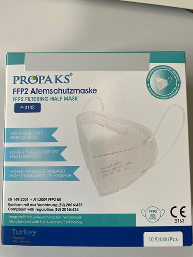 PROPAKS — FFP2 Atemschutzmaske