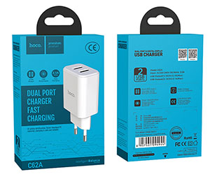 Hoco — Dual Port Charger Fast Charging