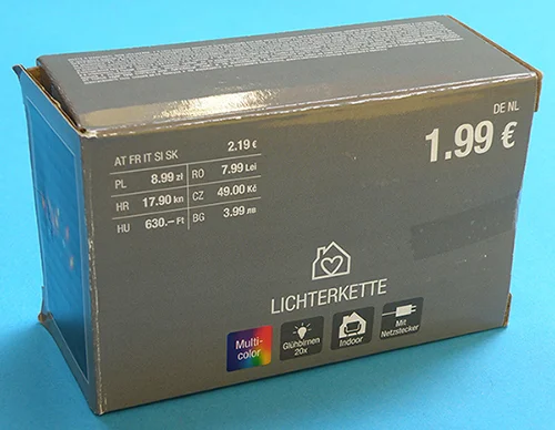 Kik Textilien und Non-Food GmbH. — LICHTERKETTE