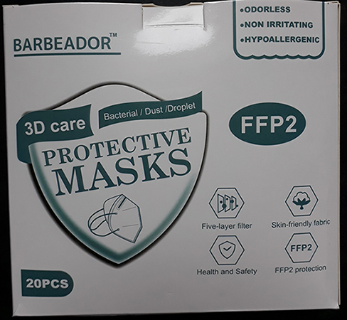 Barbeador — Protective masks
