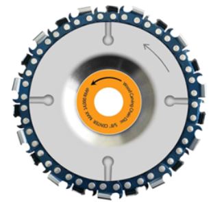oba woodcut chain washer for 4 or 4-1 / 2 angle gr