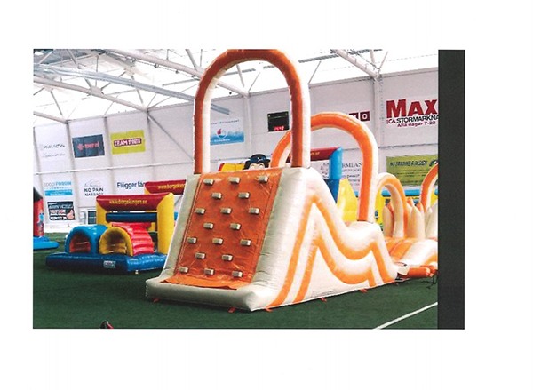 Zizo Inflatables — Orange Obstacle Course