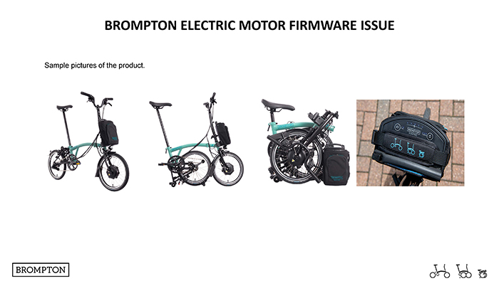 Brompton — Foldable electric bicycle