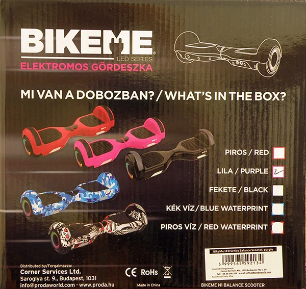 BIKEME — BALANCE SCOOTER / Elektromos gördeszka