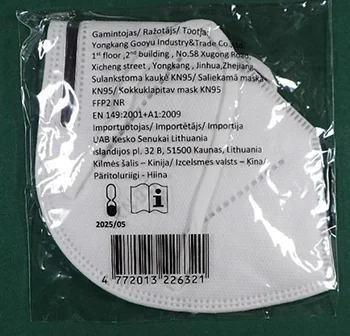 GOOYU — Kokkuklapitav mask KN95