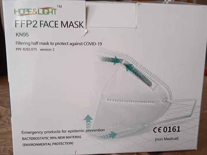Hope and Light TM — FFP2 Face Mask KN95